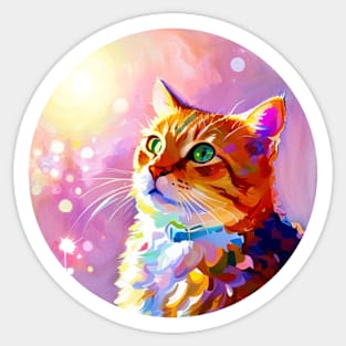 The Adventures Of Sparkle the Cat Sticker